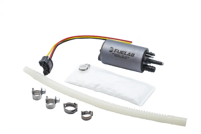 Fuelab 496 In-Tank Brushless Fuel Pump – 350 Lph, Dual Barb (9Mm & 6Mm), Integrated Siphon 1