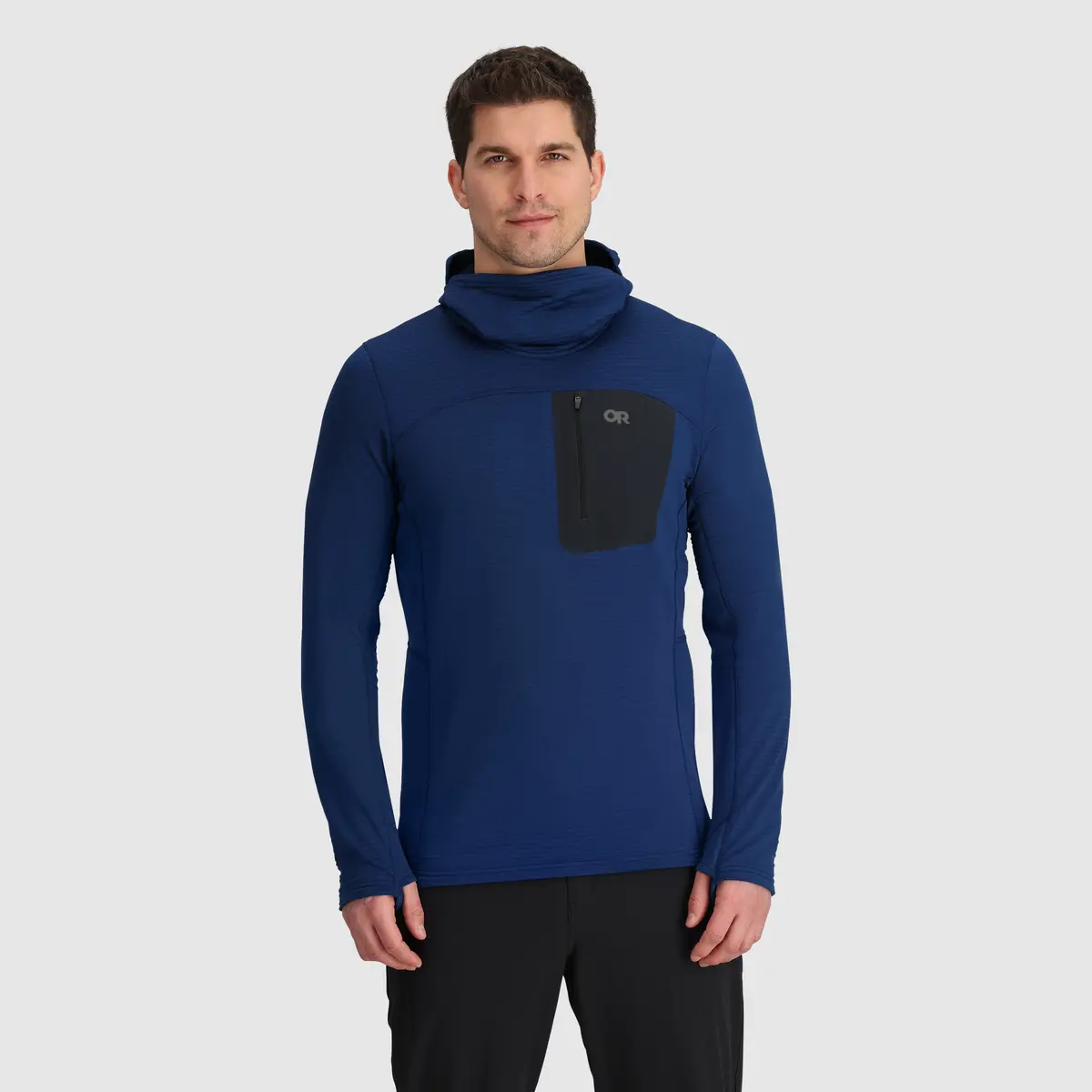 Men's Vigor Grid Fleece Pullover Hoodie 1