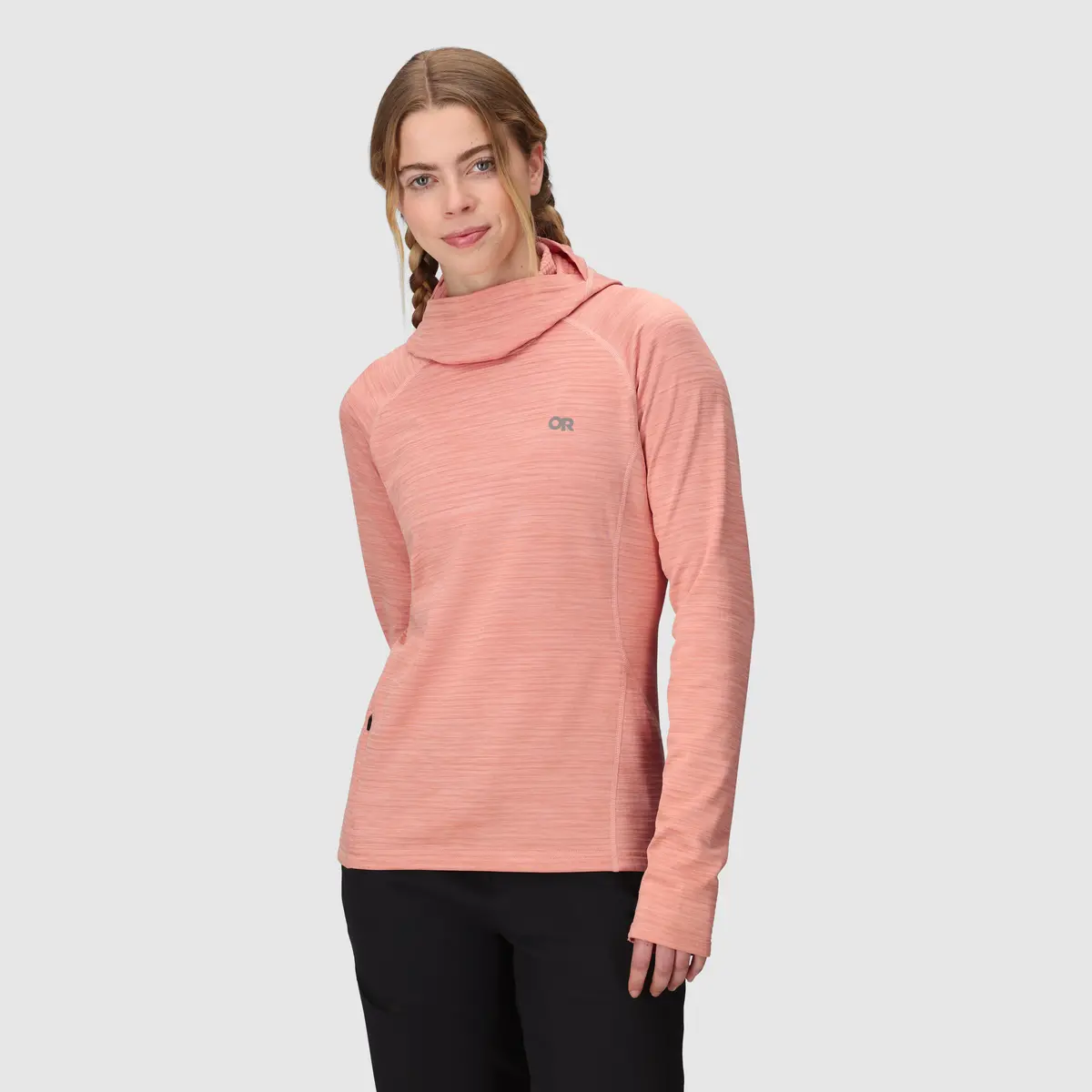 Women's Vigor Grid Fleece Pullover Hoodie 1