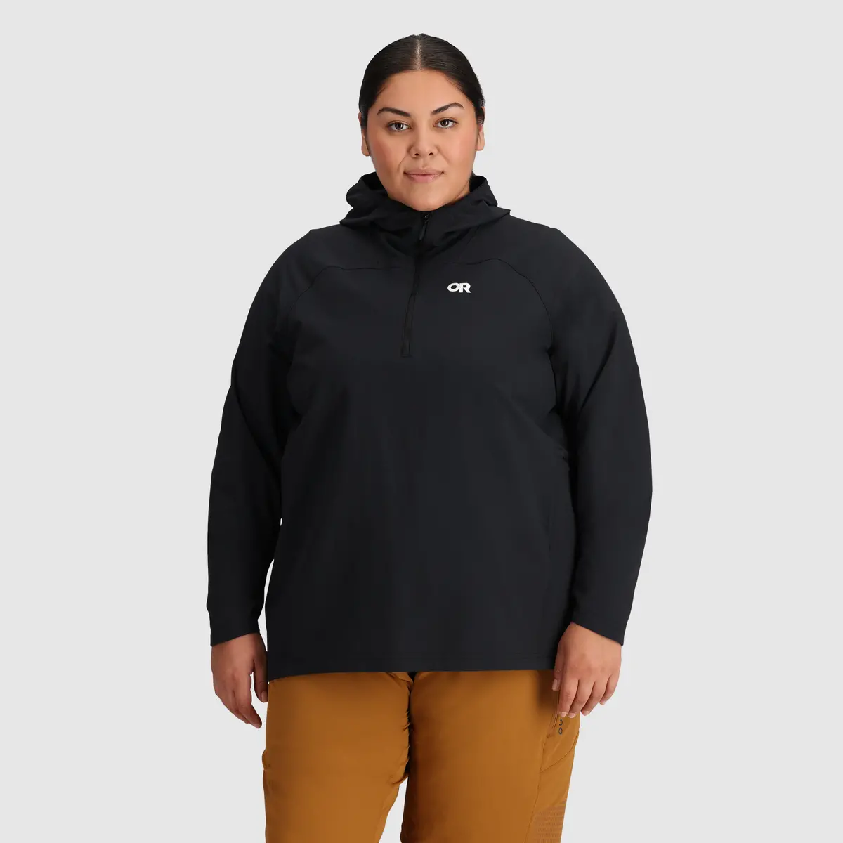 Women's Freewheel Mtb Half Zip Hoodie - Plus 1