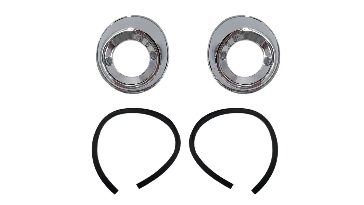 305-L Mopar 1967 Plymouth Barracuda Back-Up Light Bezels 1