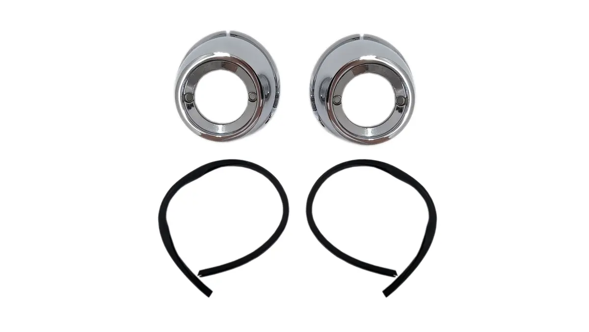 305-T Mopar 1969 Plymouth Barracuda Back-Up Light Bezels 1