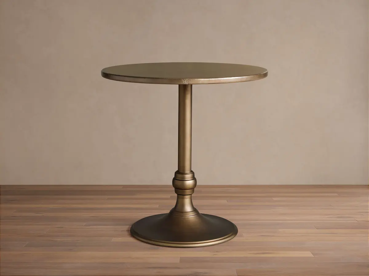 Recycled Metal Counter Table With Wade Base 1
