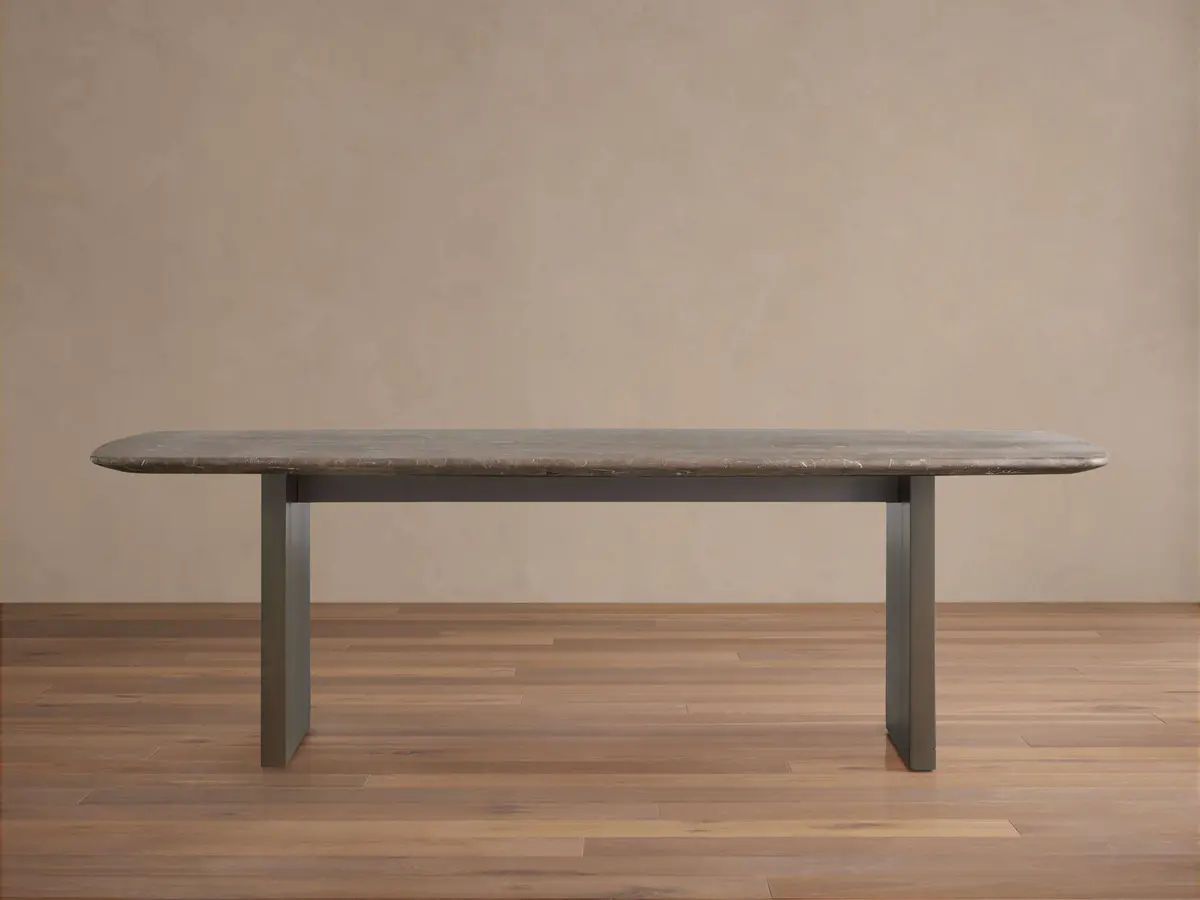 Saint Germain Stone Dining Table With Clement Base 1