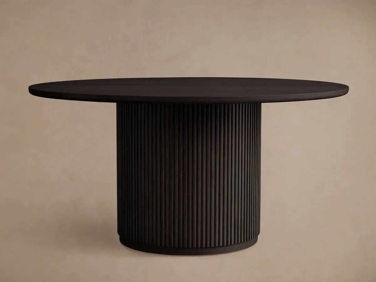 Finnley Round Wood Dining Table 1
