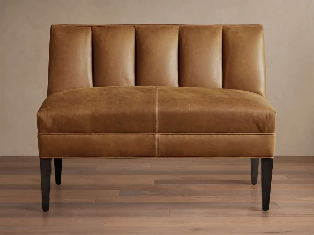 Gates Leather Bench 1