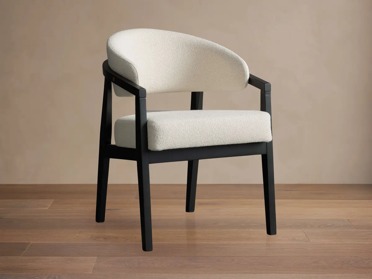 Hagen Dining Chair In Vesuvio Black 1