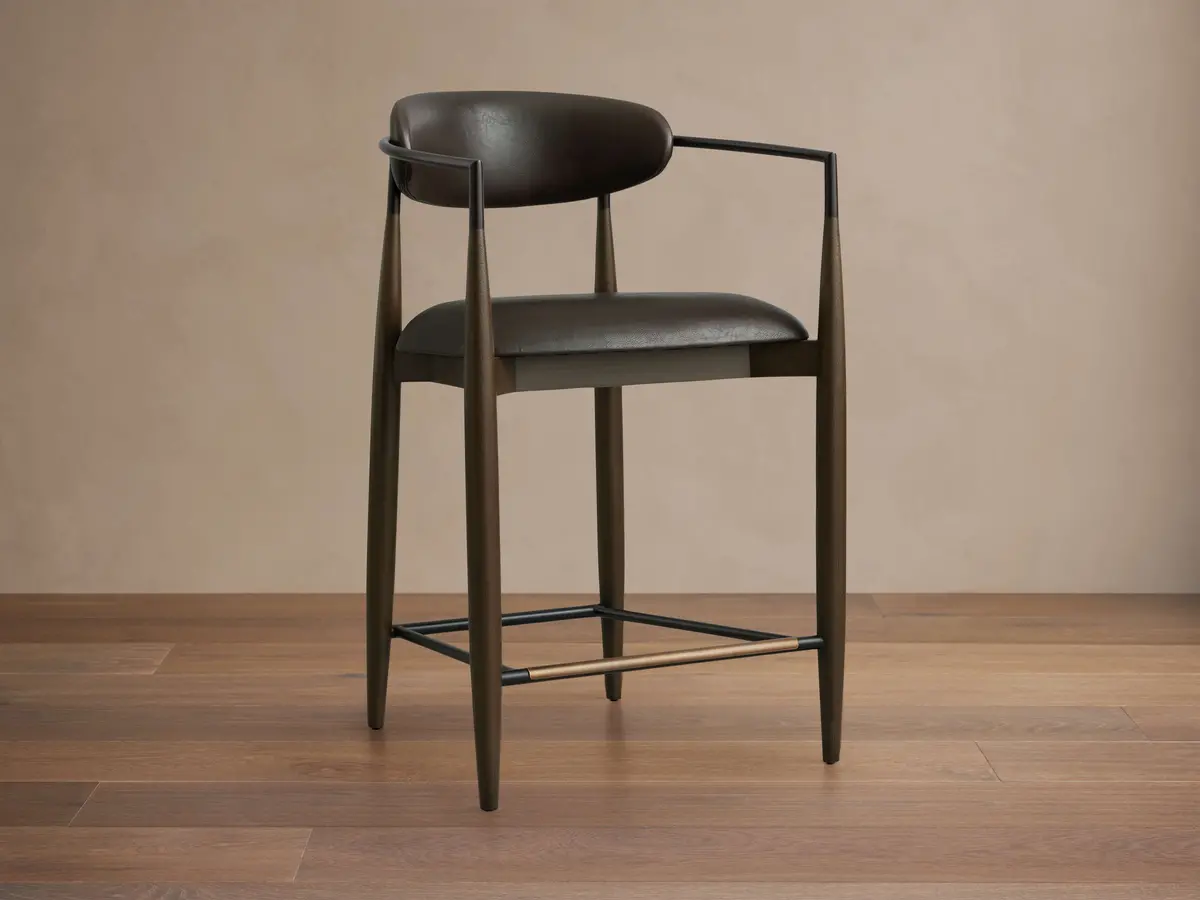 Jagger Faux Leather Stool 1