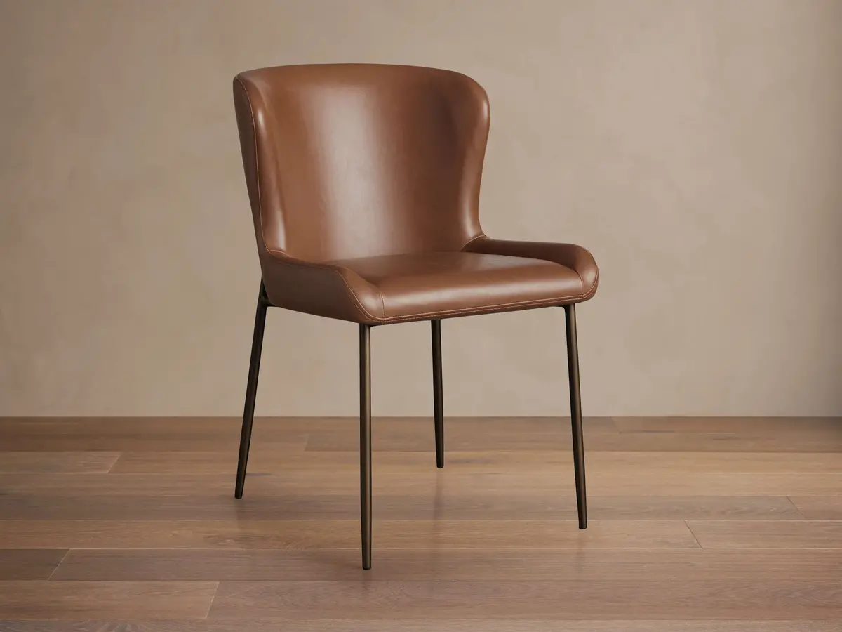 Kirsten Faux Leather Dining Chair 1