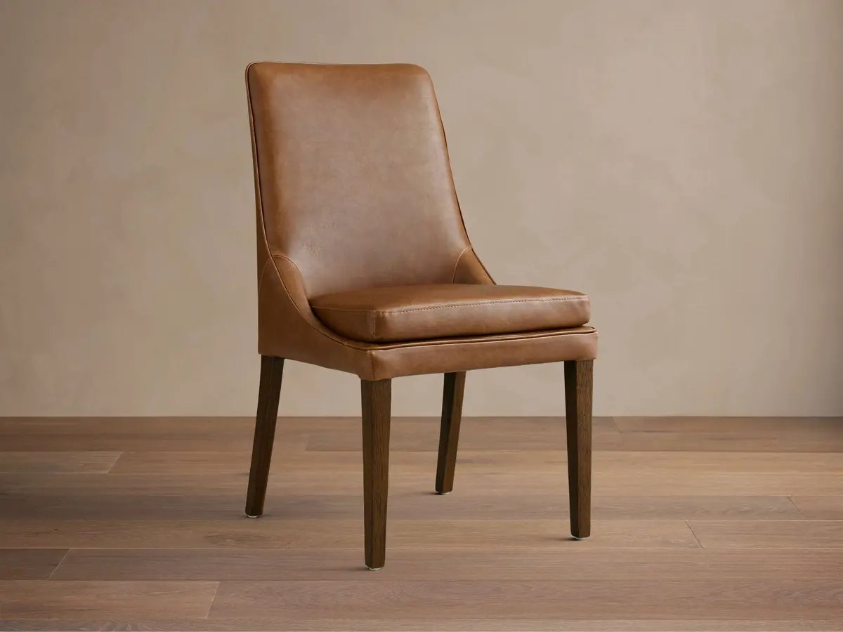 Lunden Faux Leather Dining Side Chair 1