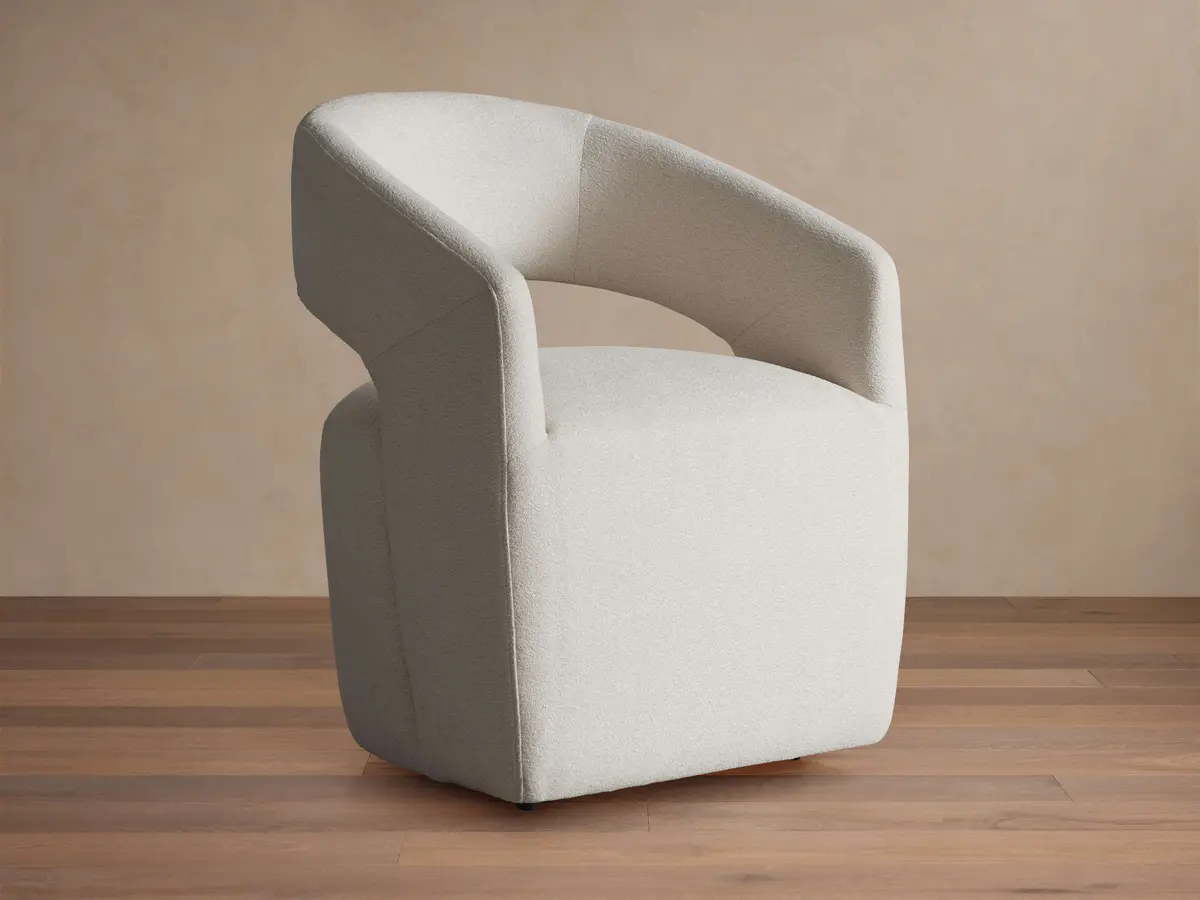 Norah Dining Chair In Cushing Snow 1