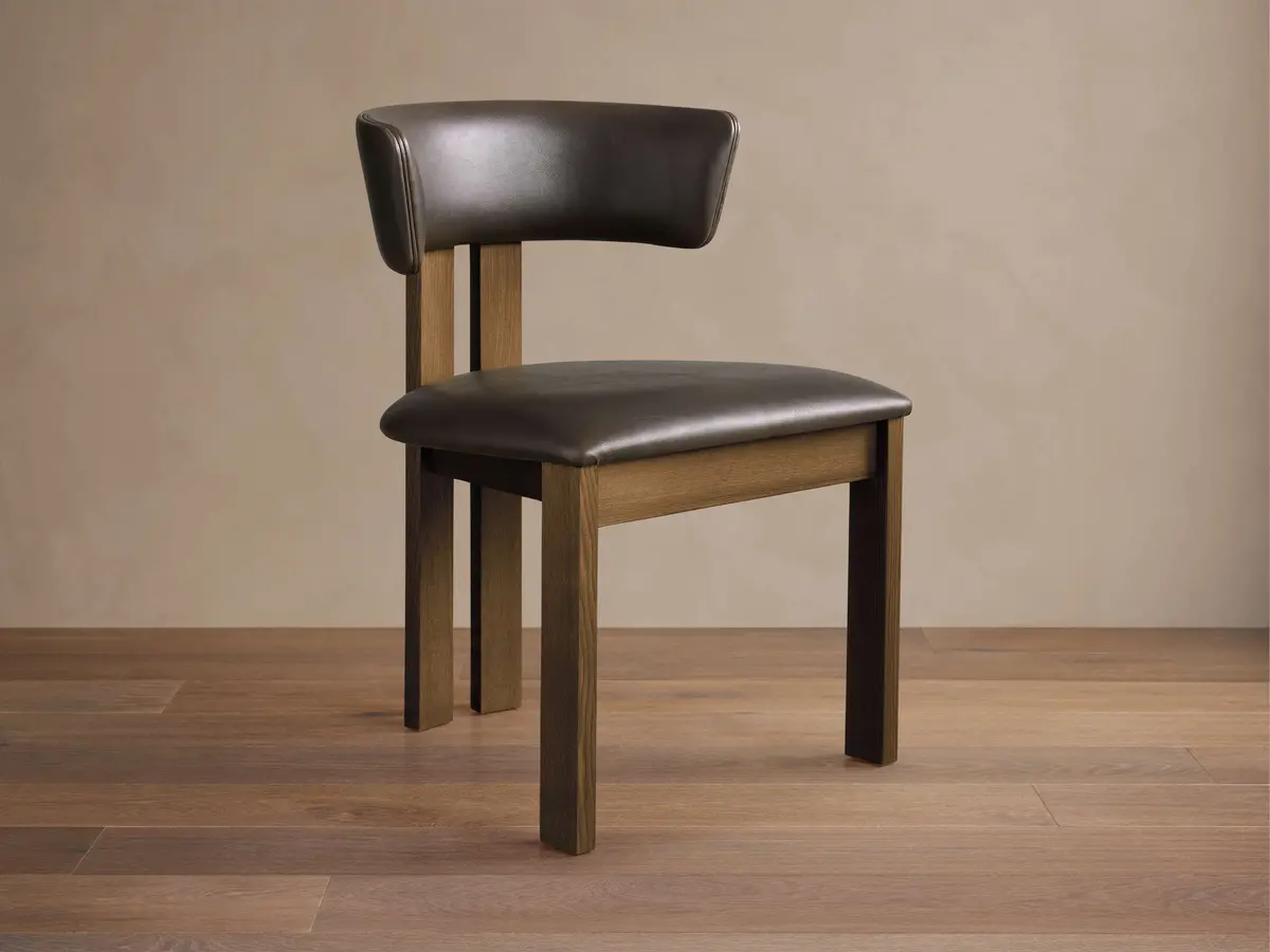Rodin Faux Leather Dining Side Chair 1