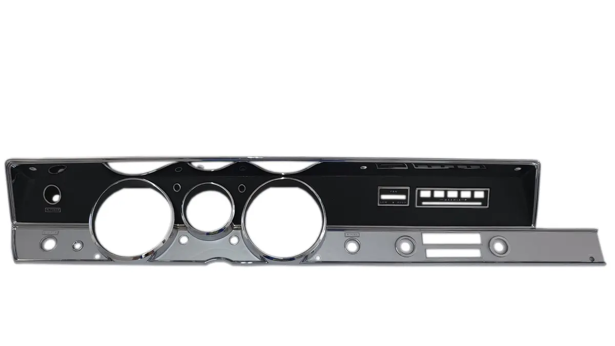 316-67Ackit Mopar 1967 A-Body Rallye Dash Bezel Kit (Ac) 1