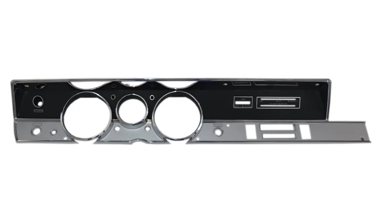 316-69Kit Mopar 1968-69 A-Body Rallye Dash Bezel Kit (No Ac) 1