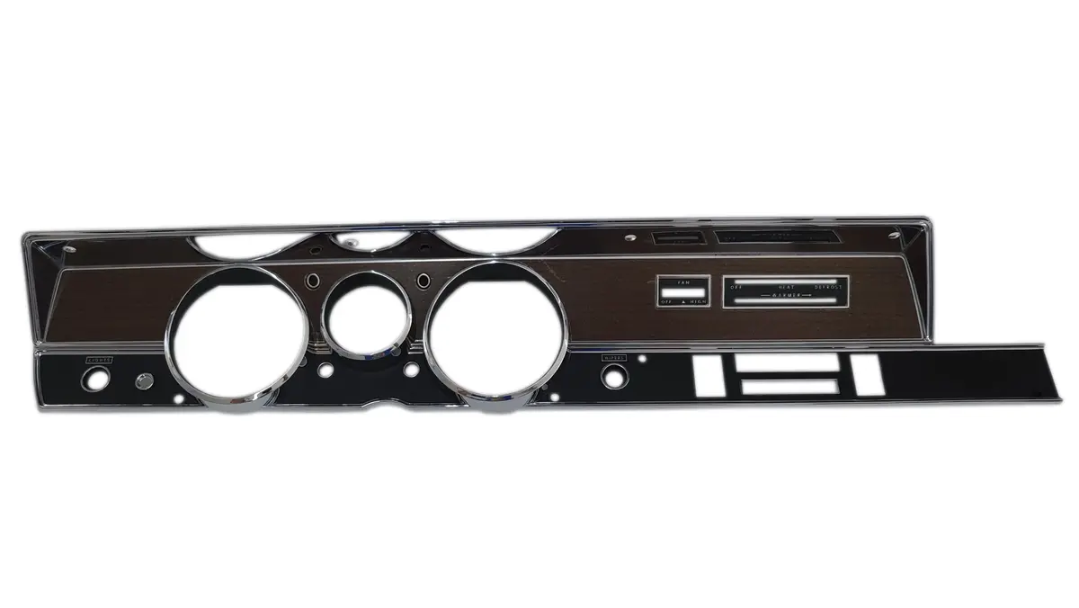 316-70Kit Mopar 1970 A-Body Rallye Dash Bezel Kit (No Ac) 1