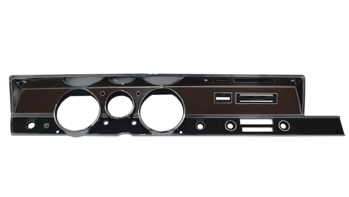 316-71Kit Mopar 1971 A-Body Rallye Dash Bezel Kit (No Ac) 1