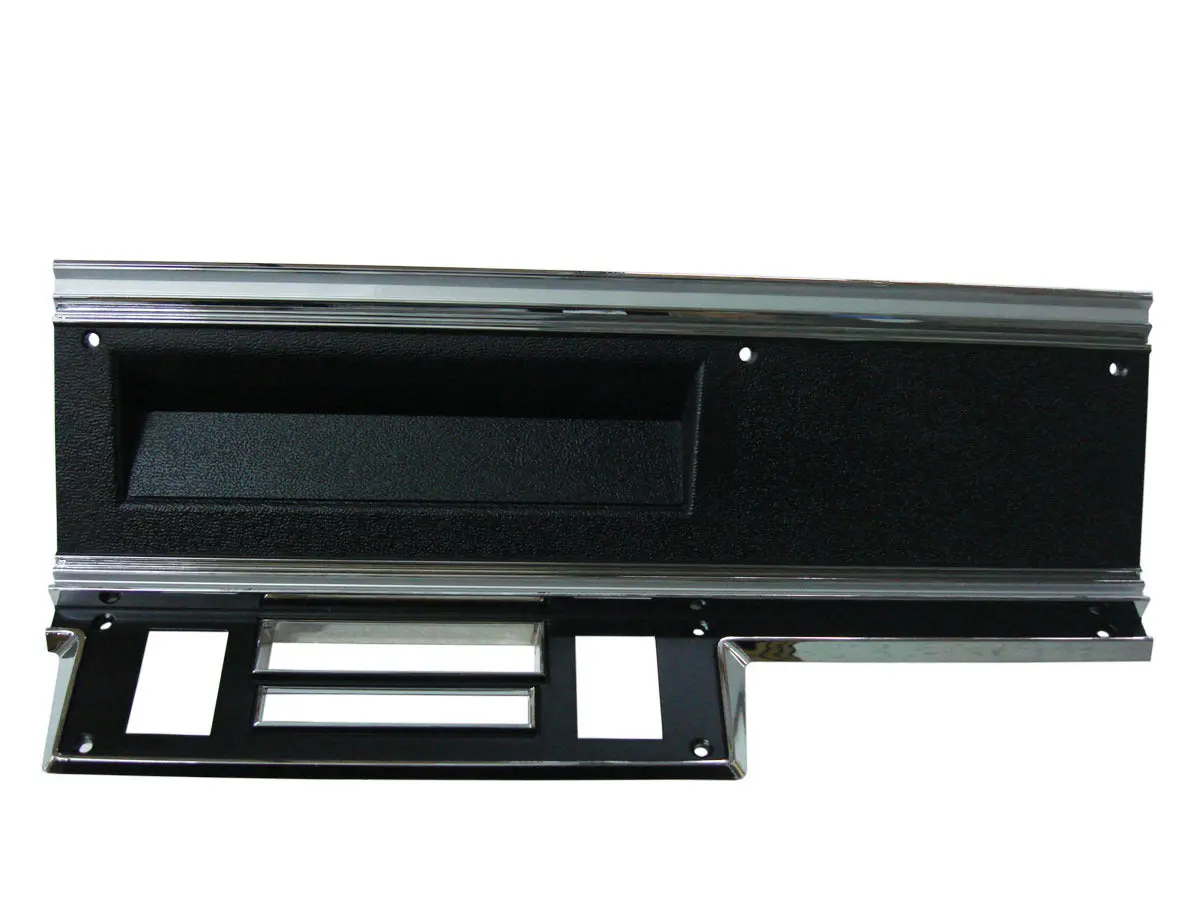 316-D67dl Mopar 1967-69 Dodge Dart Dash Heater Delete Bezel 1