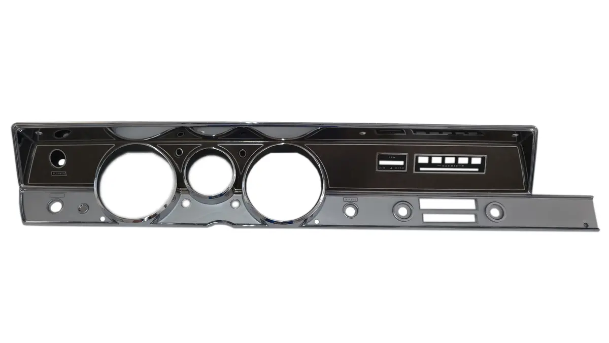 316Dw-67Kit Mopar 1967 Woodgrain Rallye Dash Bezel Kit (No Ac) 1