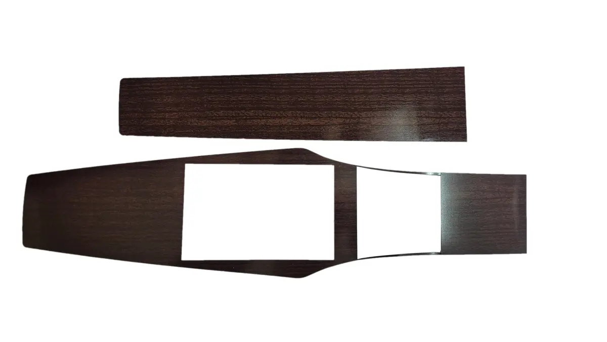 331-W Mopar 1969-70 A-Body 4 Speed Console Woodgrain Inserts 1