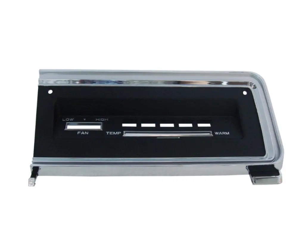 316-D68rac Mopar 1967-69 Dodge Dart Standard Control Bezel (Ac) 1