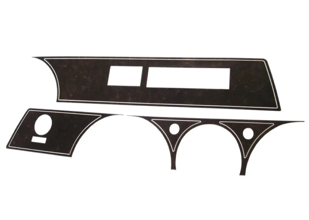 316-Dw Mopar 1967-69 A-Body Rallye Dash Woodgrain Insert 1