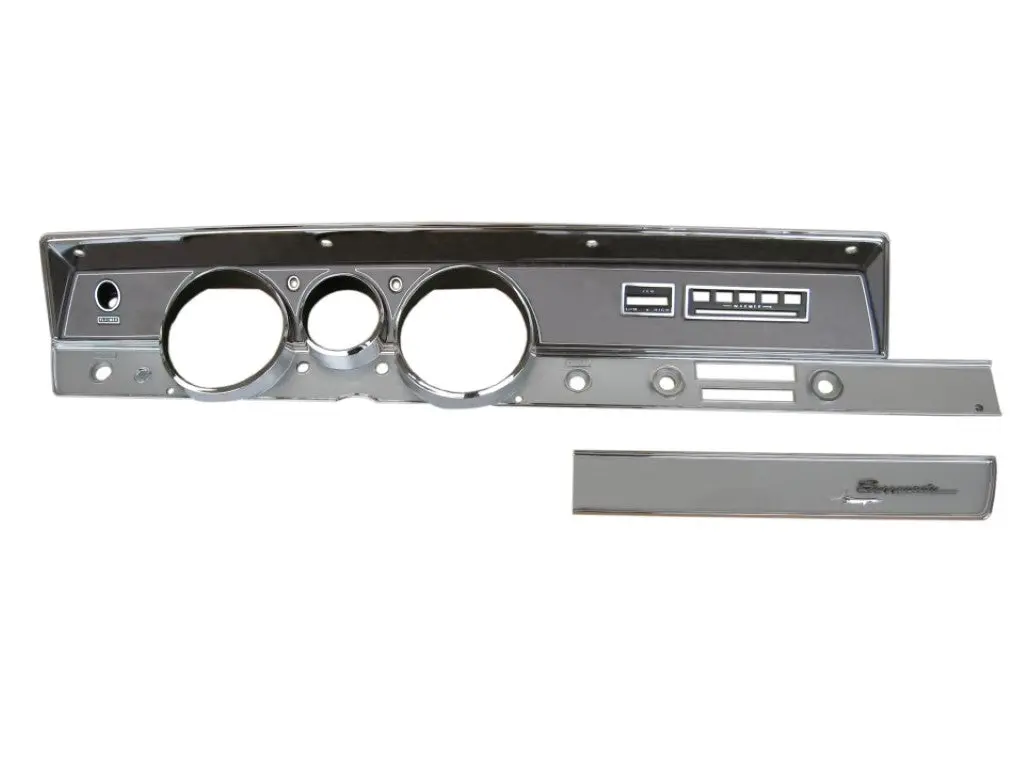 316Dw-67Ackit Mopar 1967 A-Body Woodgrain Rallye Dash Bezel Kit (Ac) 1