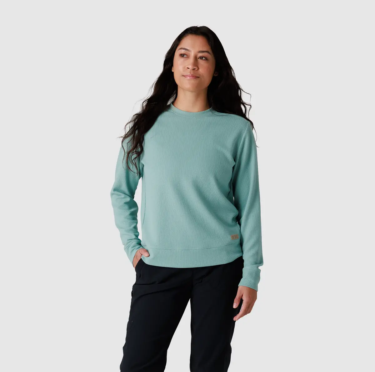 Women's Eclipse Waffle Long Sleeve Tee 1