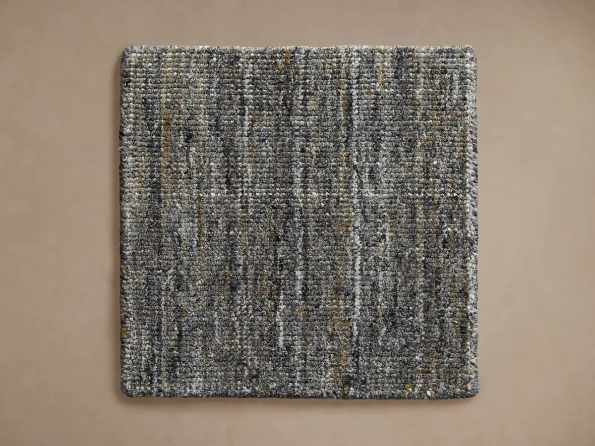 Lassen Handwoven Rug Swatch In Charcoal 1
