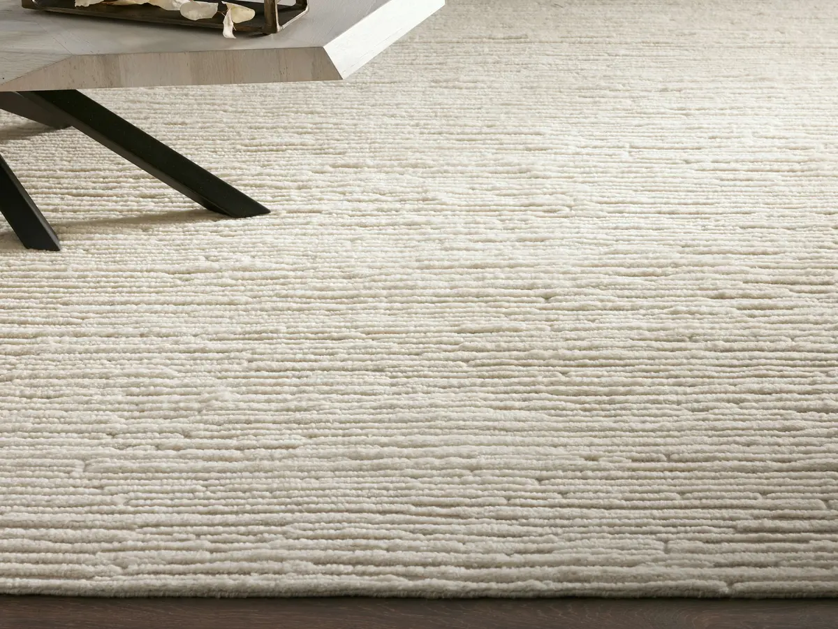 Arlo Hand-Knotted Rug In Ivory 1