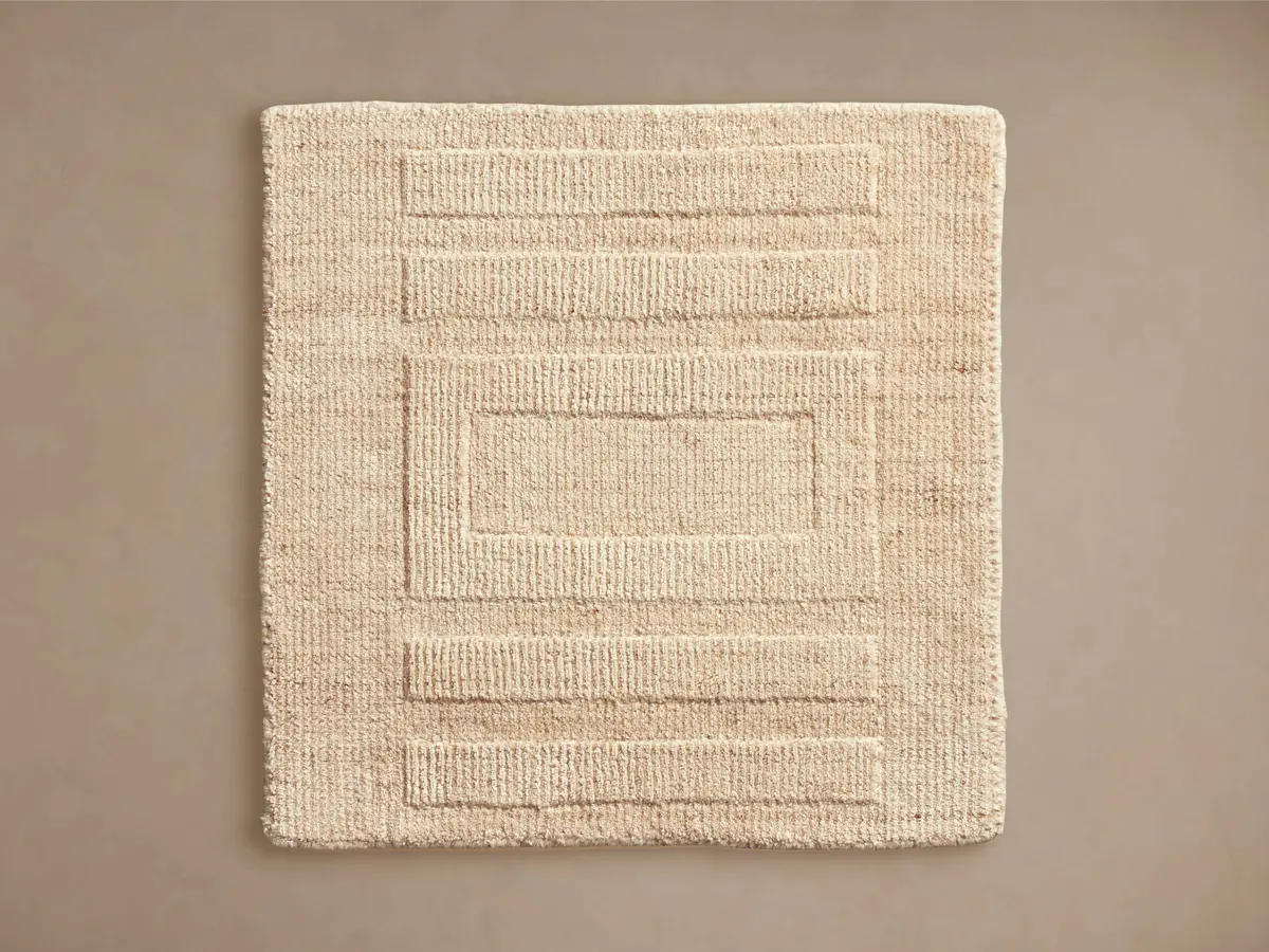 Geo Hand-Knotted Rug Swatch 1