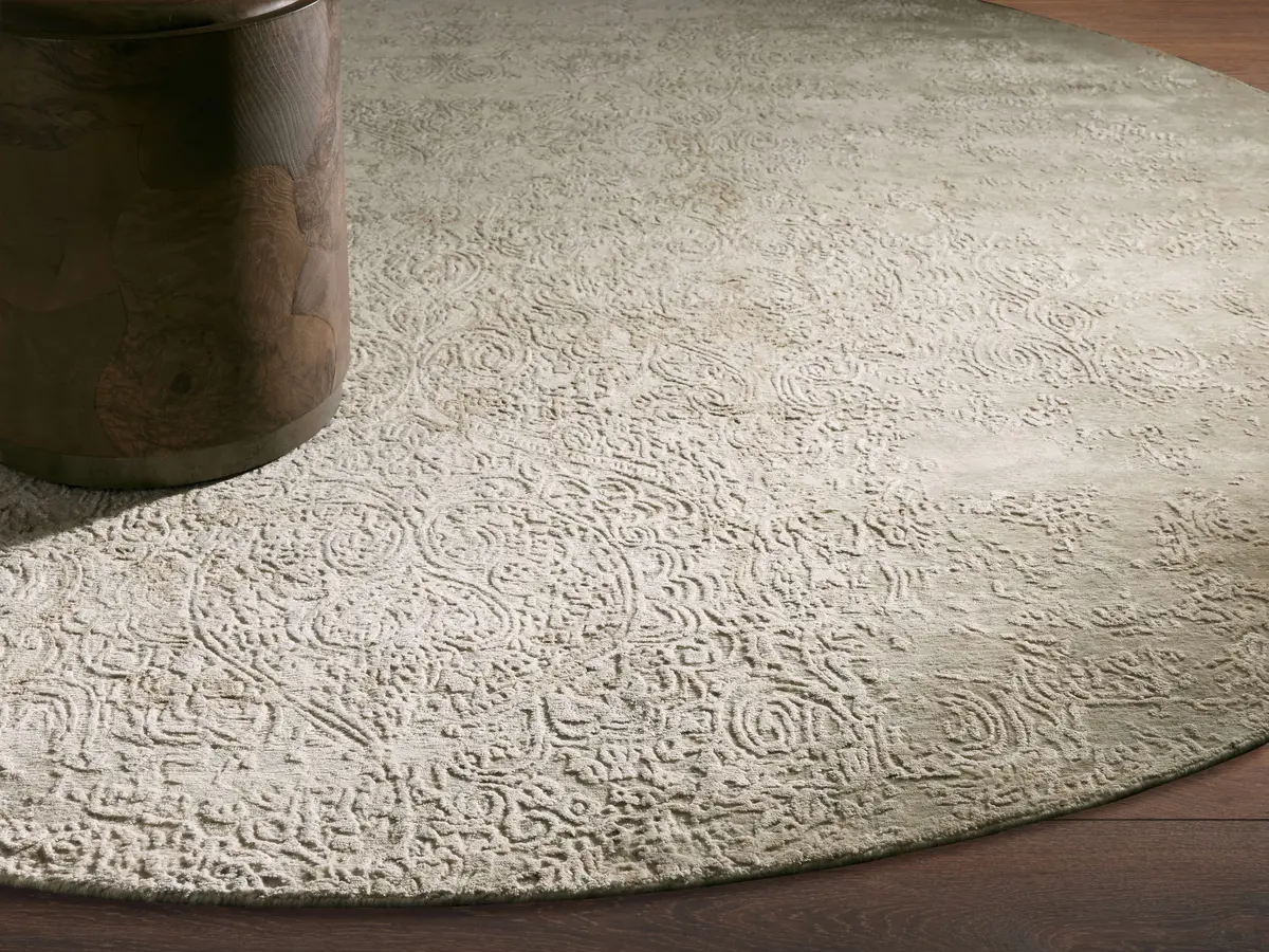 Holland Hand-Knotted Round Rug 1