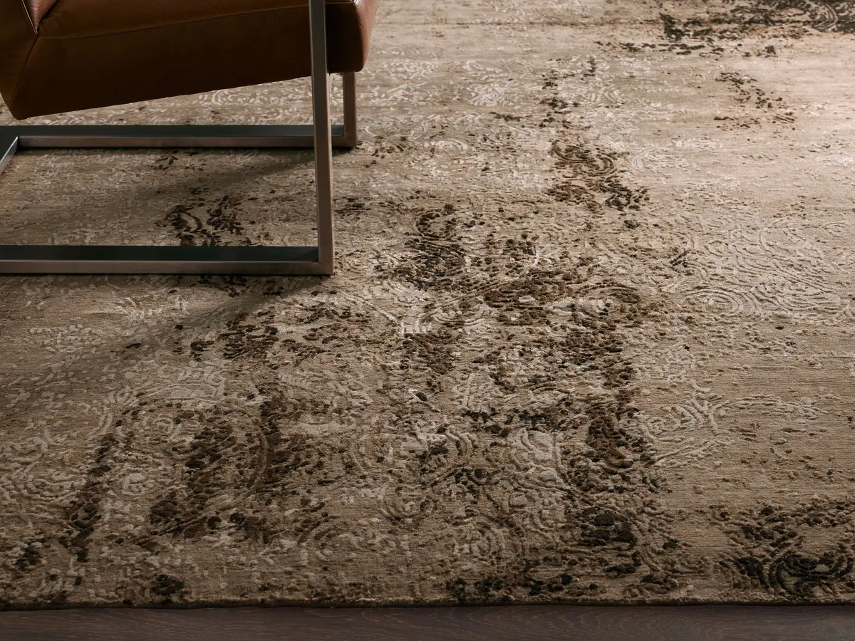 Holland Hand-Knotted Rug In Brown 1