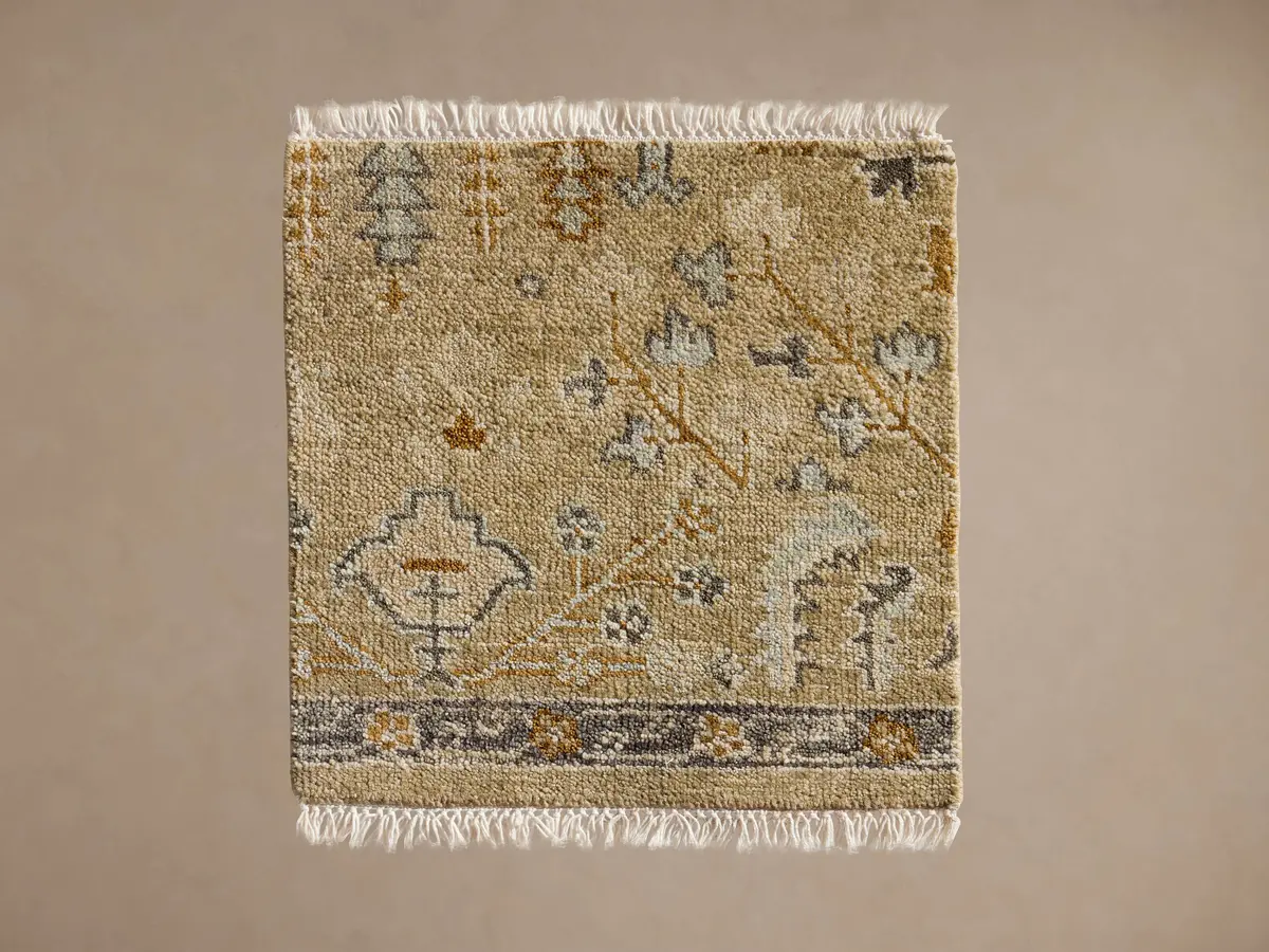 Stein Hand-Knotted Rug Swatch 1