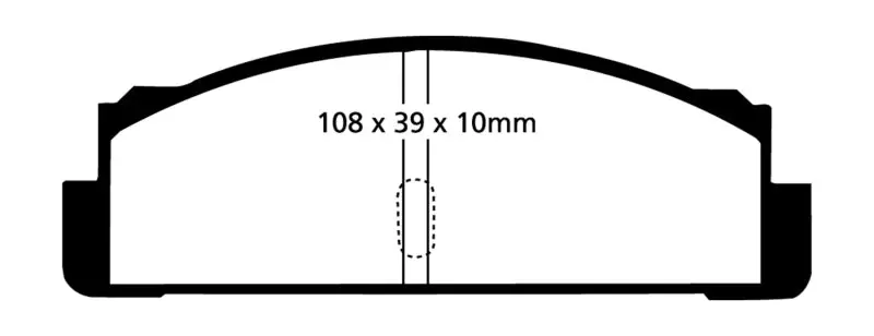 Ebc Greenstuff Rear Brake Pads For 1968–1983 Fiat 124 1.6L 1
