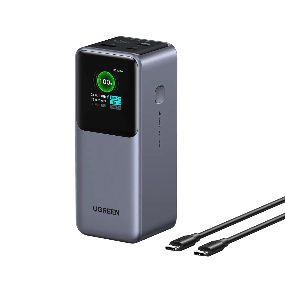 Ugreen Nexode Power Bank 20000Mah 130W With Smart Digital Display 1