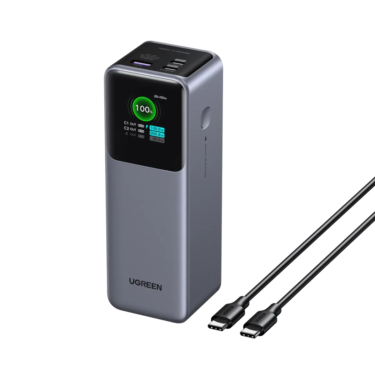 Ugreen Nexode Power Bank 25000Mah 200W With Smart Digital Display 1