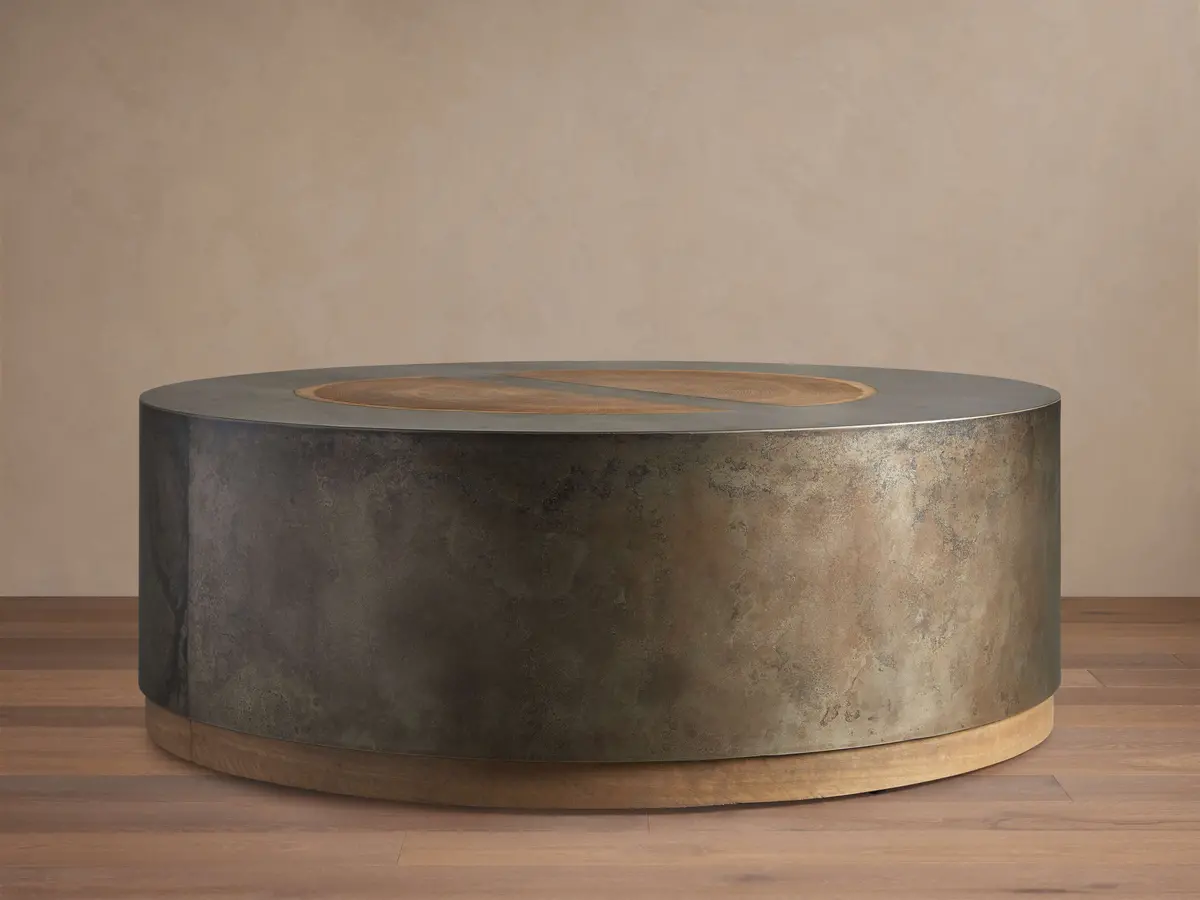 Acacius Round Coffee Table 1