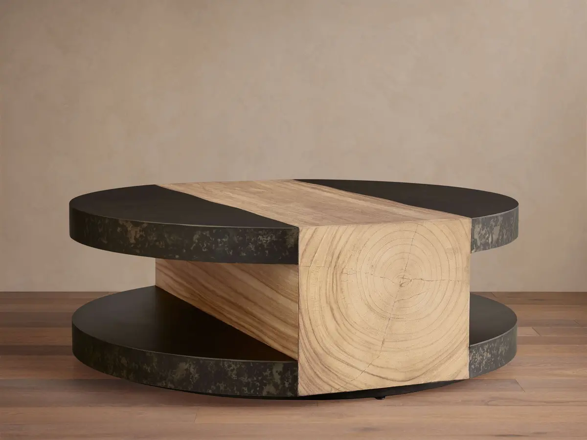 Almeria Round Coffee Table 1