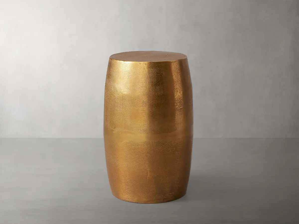 Hammered Drum End Table 1