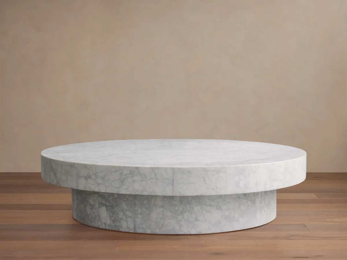 Cinzia Stone Round Coffee Table 1