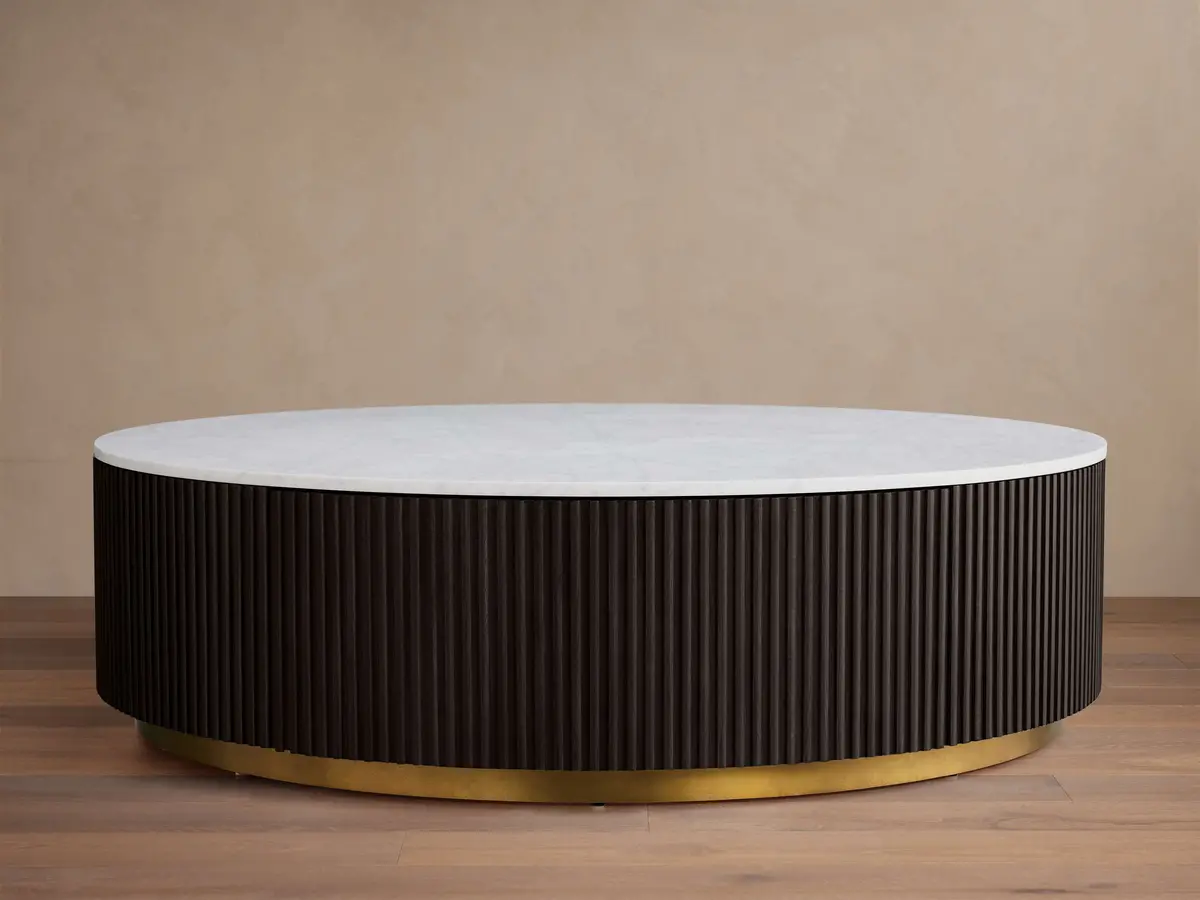 Finnley Round Storage Coffee Table 1