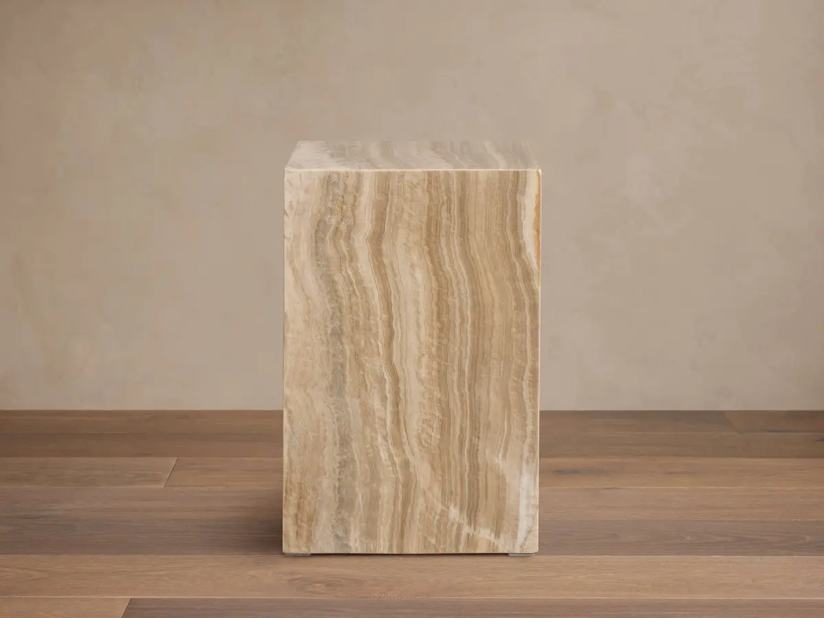 Grey Onyx Stool 1