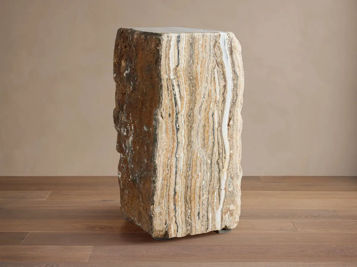 Solid Onyx Stool 1