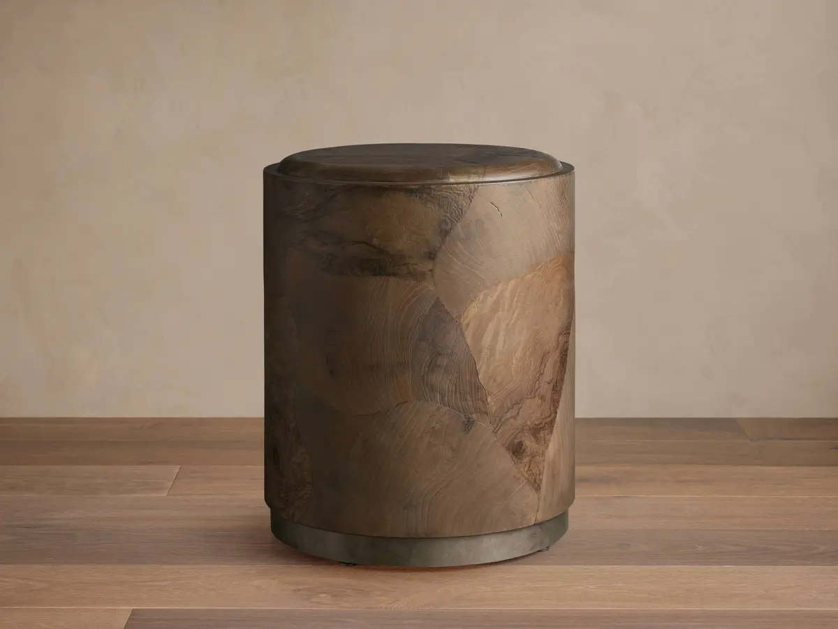 Polanco Round Plinth End Table 1