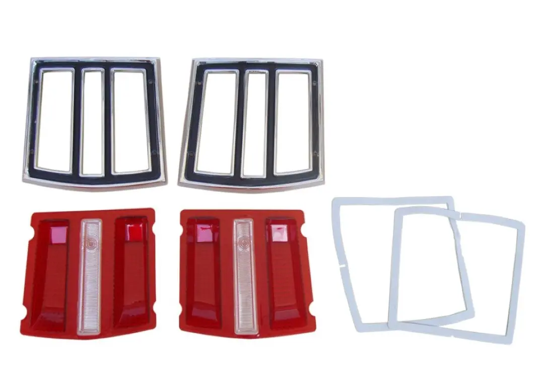 366-68Blkit Mopar 1968 Dodge Dart Taillight Kit 1