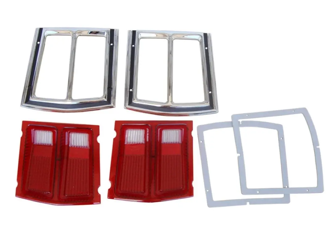 366-69Blkit Mopar 1969 Dodge Dart Taillight Kit 1