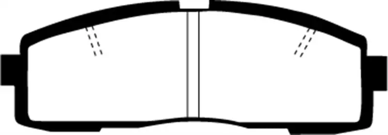 Ebc Redstuff Rear Brake Pads For 1986–1992 Toyota Supra (2.8L) 1