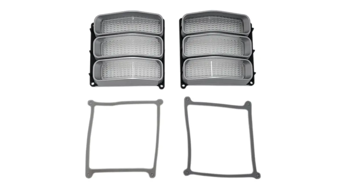 379-L Mopar 1971-72 Plymouth Duster Sharktooth Parking Light Lenses 1