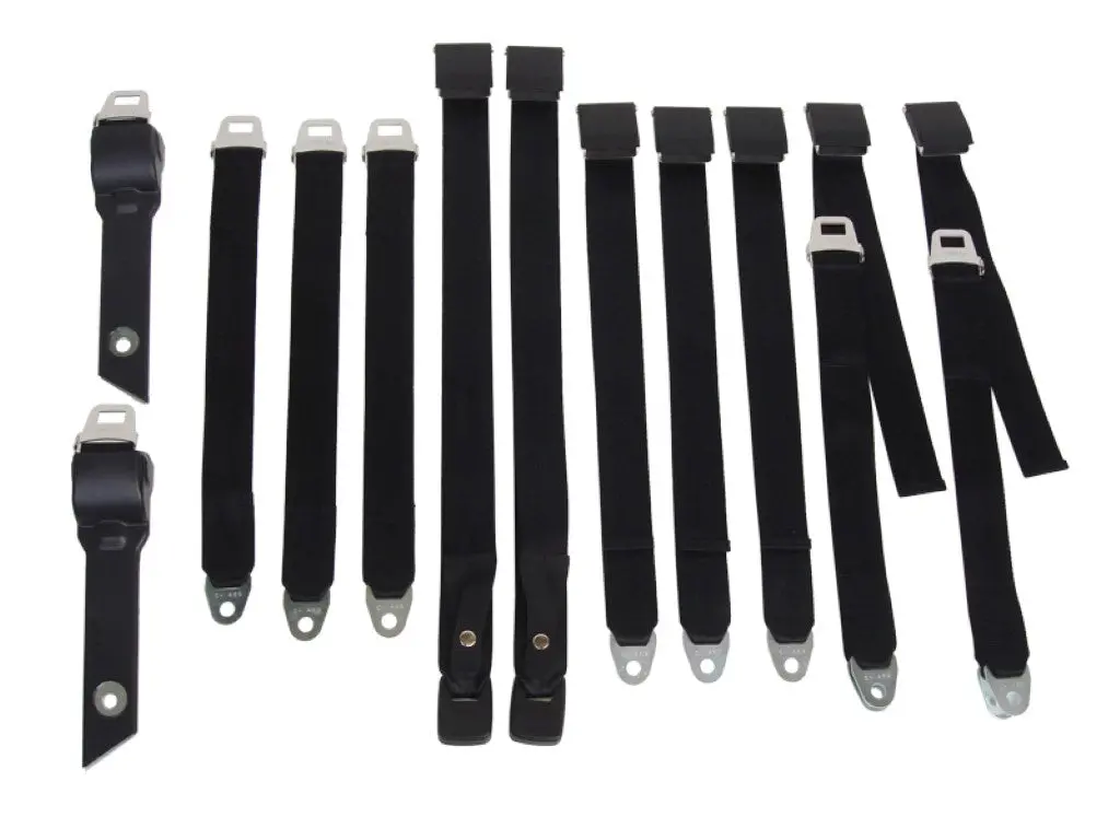 3850-69Buk Mopar 1968-69 A-Body Bucket Seatbelt Set 1