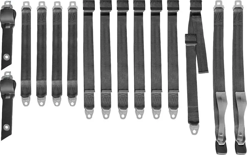 3850-70Ben Mopar 1970-71 A-Body Bench Seatbelt Set 1